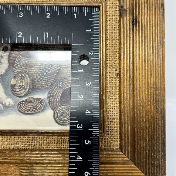 Patti Lindstrand 1983 Pencil Signed Print Husky Puppies Titled Basket Sentinel - Picture 6 of 9